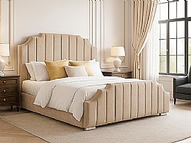 Art Deco Upholstered Bedframe